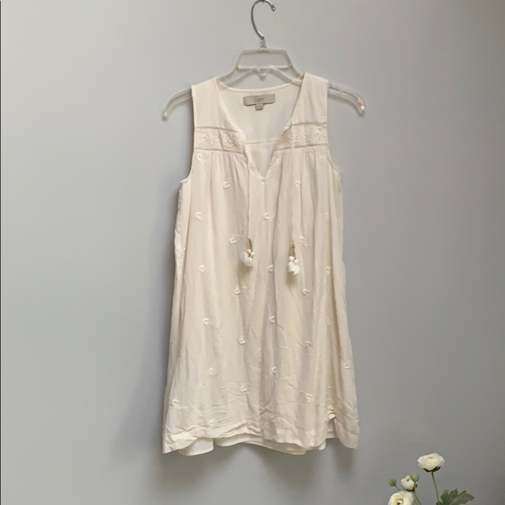 Cream colored dress